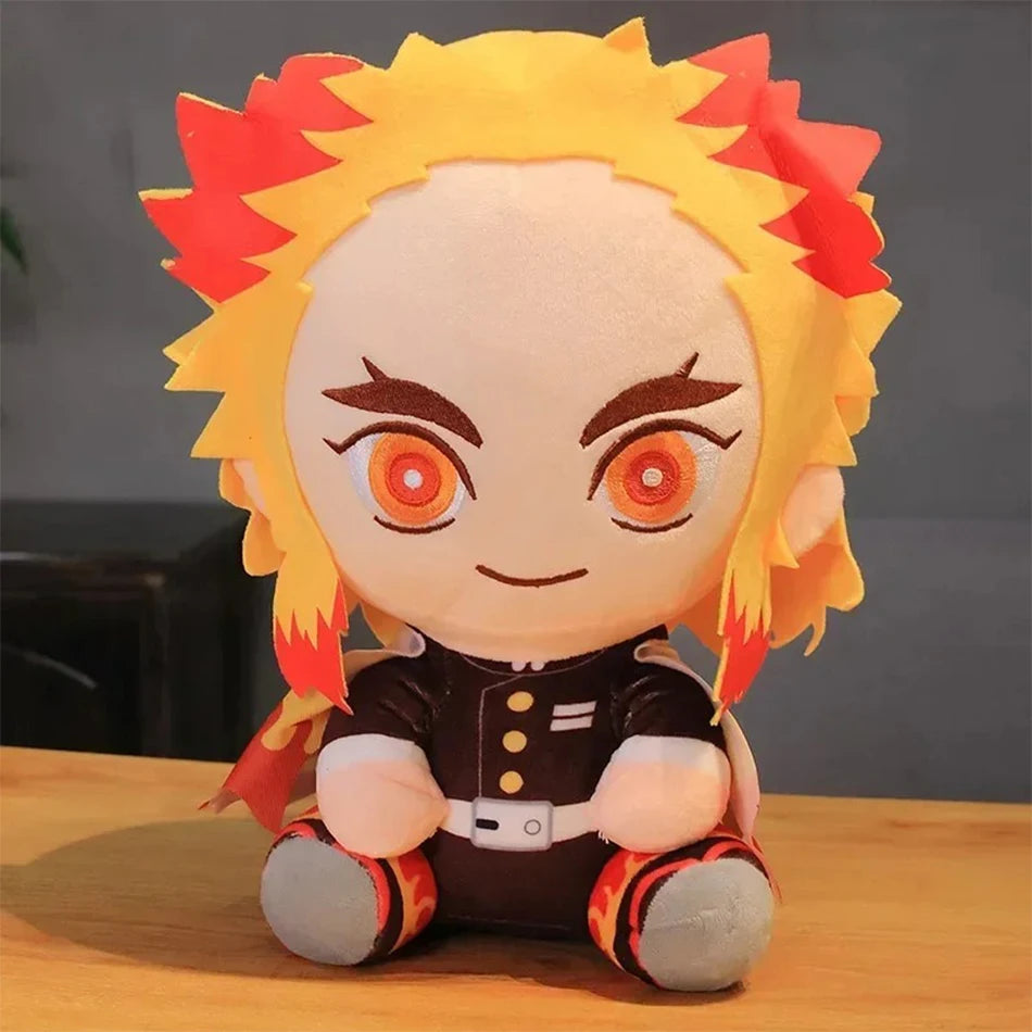 @20cm Hot Japan Demon Slayer Plush Dolls Lovely Anime Kimetsu No Yaiba Kamado Tanjirou Nezuko Zenitsu Kyoujurou Toys Kids Gifts