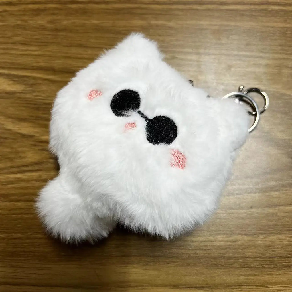 Jujutsu Kaisen Satoru Gojo White Cat Plush Pendant Cosplay 10cm Pet Cute Stuffed Doll Keychain Bag Decoration Toy