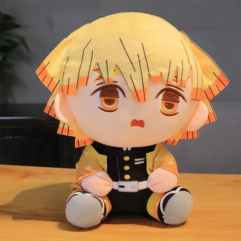 @20cm Hot Japan Demon Slayer Plush Dolls Lovely Anime Kimetsu No Yaiba Kamado Tanjirou Nezuko Zenitsu Kyoujurou Toys Kids Gifts