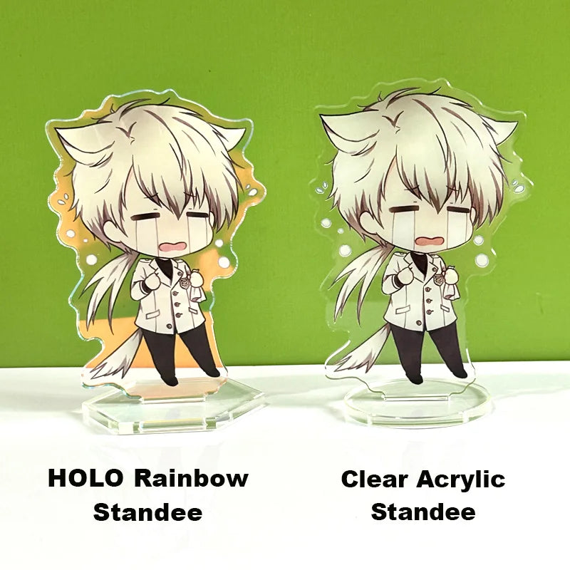 Personalized Mini Standee Custom Anime Figure Clear Acrylic Model Plate Decor Photo Standing Sign Keychain Stand For Fans Gifts