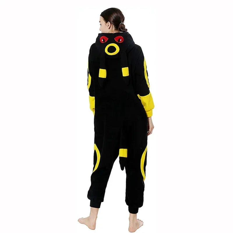TAKARA TOMY Pokemon Cosplay Kigurumi Onesie Snorlax Jigglypuff Umbreon Gengar Costume Halloween Adult Anime Bulbasaur Pajamas