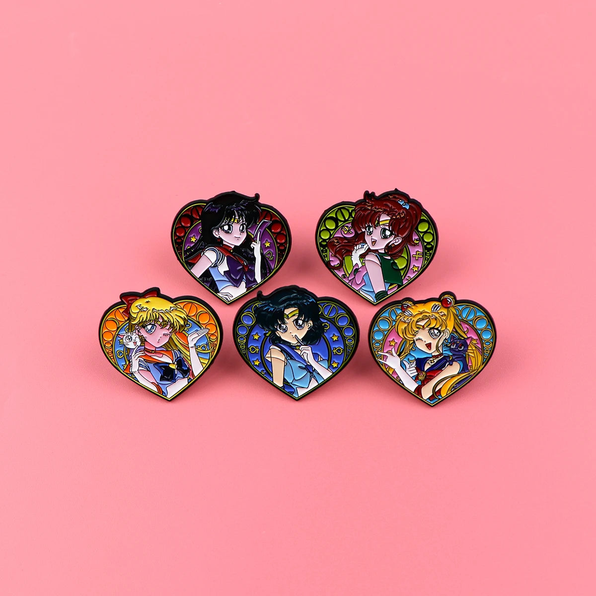 Manga Enamel Pin Anime Characters Badges on Backpack Brooches for Women Men Lapel Pins Cosplay Accessories Toys Gifts