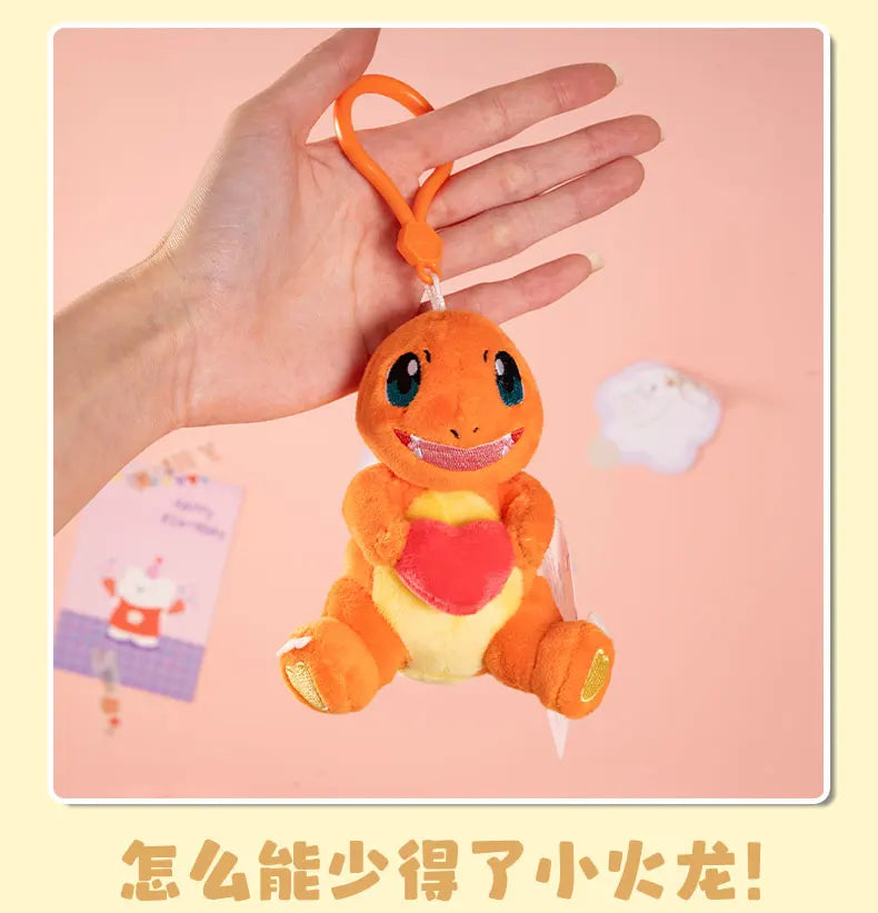 Pokémon Pikachu Gengar Charmander Togepi Anime Plush Toy Cartoon & Cute Doll keyring Children's Toy Backpack pendant