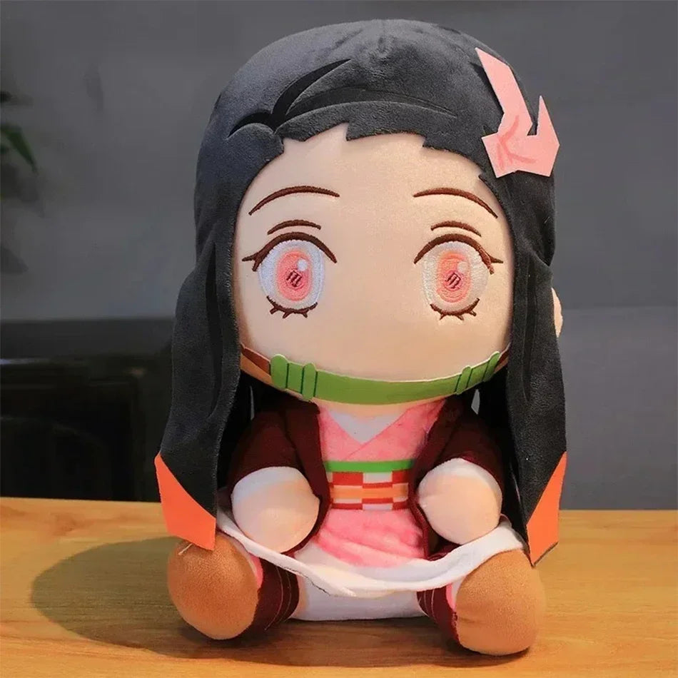 @20cm Hot Japan Demon Slayer Plush Dolls Lovely Anime Kimetsu No Yaiba Kamado Tanjirou Nezuko Zenitsu Kyoujurou Toys Kids Gifts