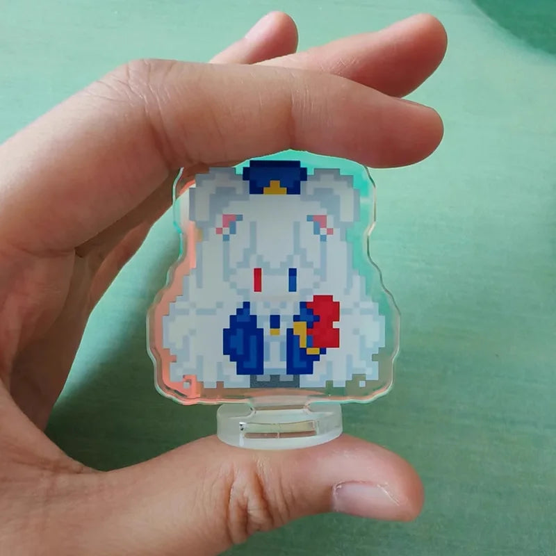 Personalized Mini Standee Custom Anime Figure Clear Acrylic Model Plate Decor Photo Standing Sign Keychain Stand For Fans Gifts
