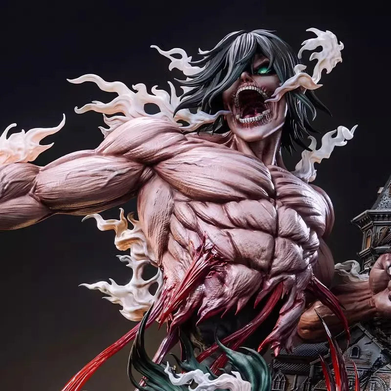 Attack on Titan Mystery Box Anime Figure Collection Eren Mikasa Levi Figurines Shingeki no Kyojin Desktop Decor Surprise Gift