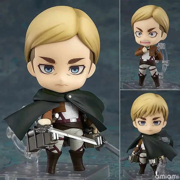 Levi Ackerman 390 417 Eren Jaeger 375 Mikasa Ackerman 365 Hange Zoe 1121 action figure PVC toys collection doll anime cartoon